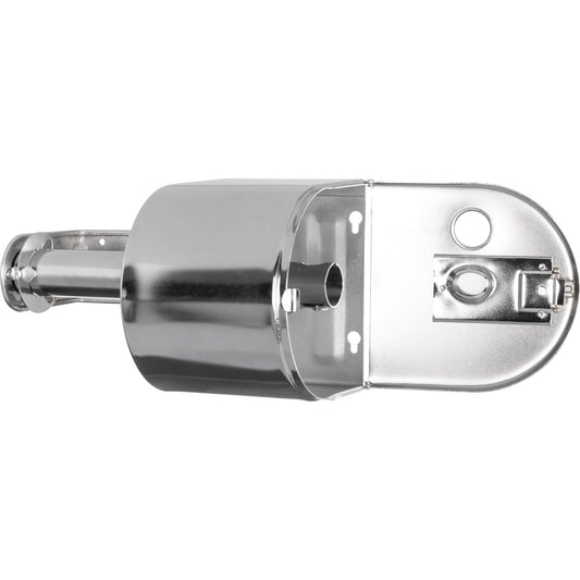 San Jamar R1500XC Chrome Plastic Covered Reserve Roll Tissue Dispenser, 1.5" core