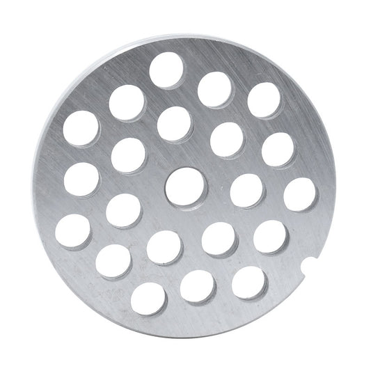 Omcan 11263 #32 Three Notches/Round Carbon Steel Hubless Machine Plate, 12mm (1/2")