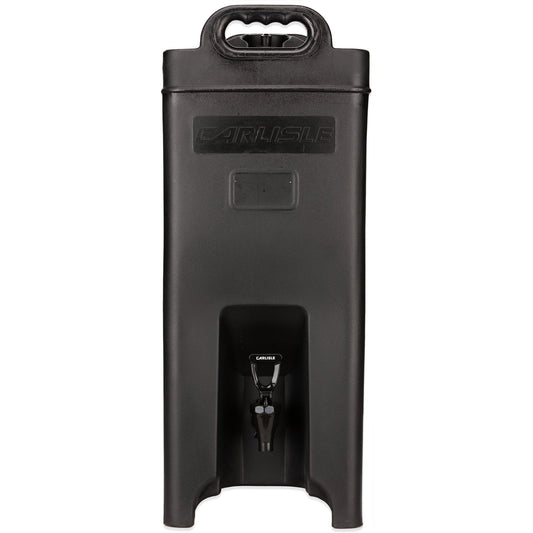 Carlisle XT500003 5 Gallon Black Cateraide Insulated Beverage Server