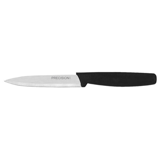Omcan 24060 4-inch Paring Knife with Black Polypropylene Handle