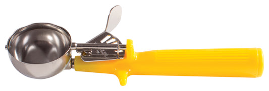 Winco ICOP-20 Size 20 Yellow Ice Cream Disher