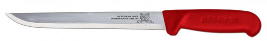 Omcan 11851 8-inch Straight Blade Fillet Knife with Red Handle