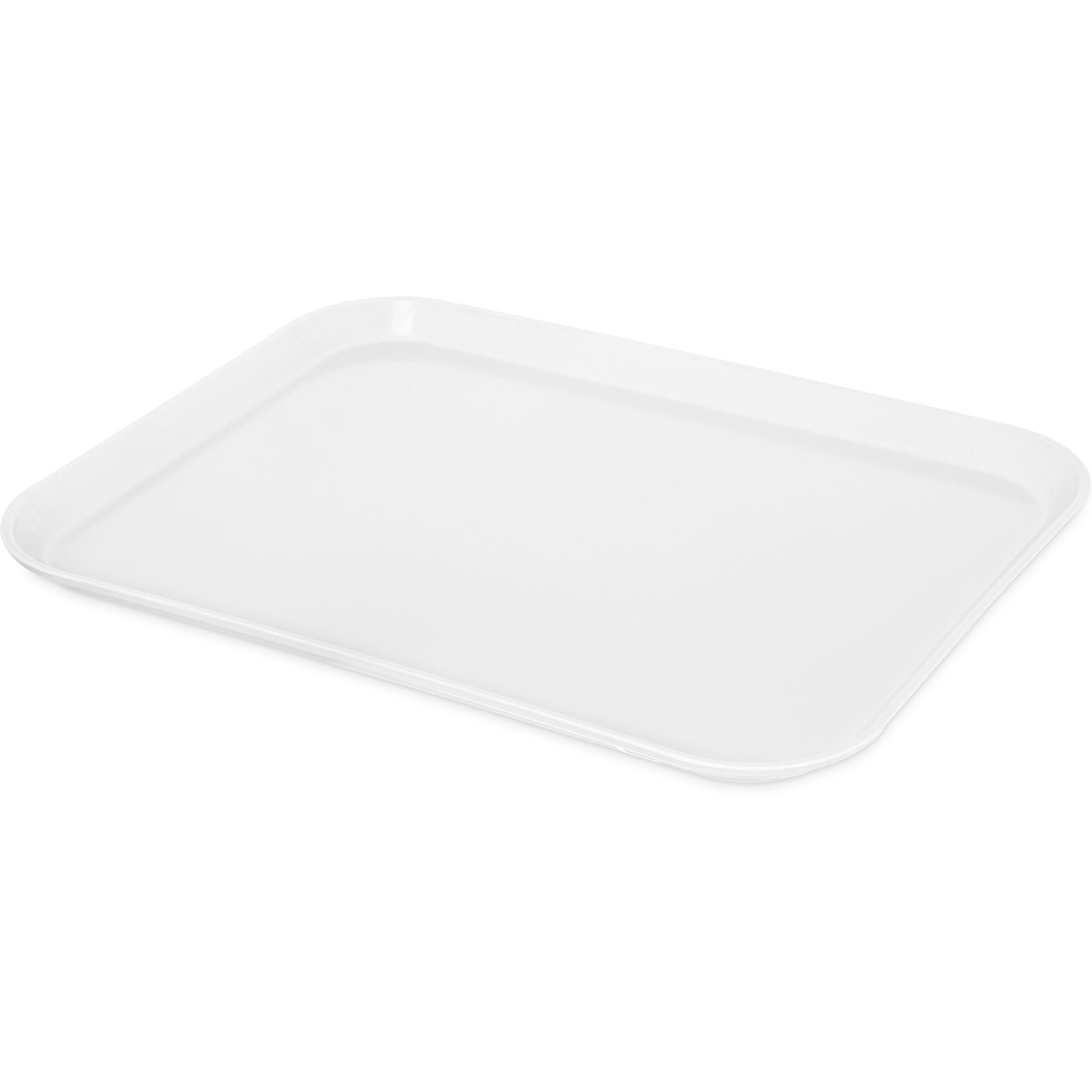 Carlisle 2015FG002 20.25" x 15" Smoke Gray Glasteel Fiberglass Tray