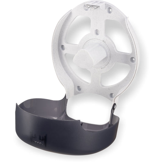 San Jamar R6000TBK 12" Black Pearl Single High Impact Plastic Classic Jumbo Bath Tissue Dispenser, 3.25" core