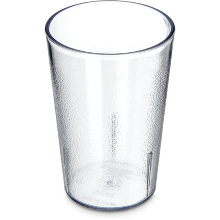 Carlisle 5526-8207 8 oz Clear SAN Stackable Tumbler (12/pk)
