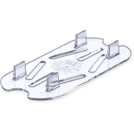 Carlisle 1033507 1/9 Size Clear Polycarbonate StorPlus Food Pan Drain Grate