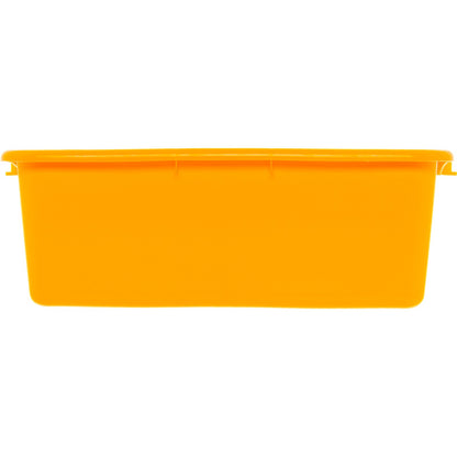 Carlisle N4401104 20" x 15" x 7" Yellow Comfort Curve Tote Box