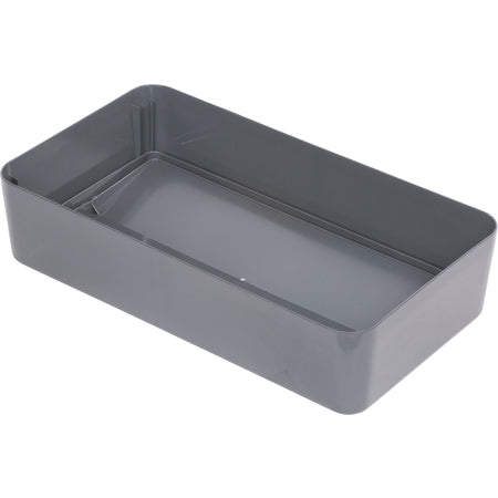 Carlisle 34202423 15 and 23 Gallon Gray Rectangle ABS TrimLine Swing Top Waste Container Trash Can Lid