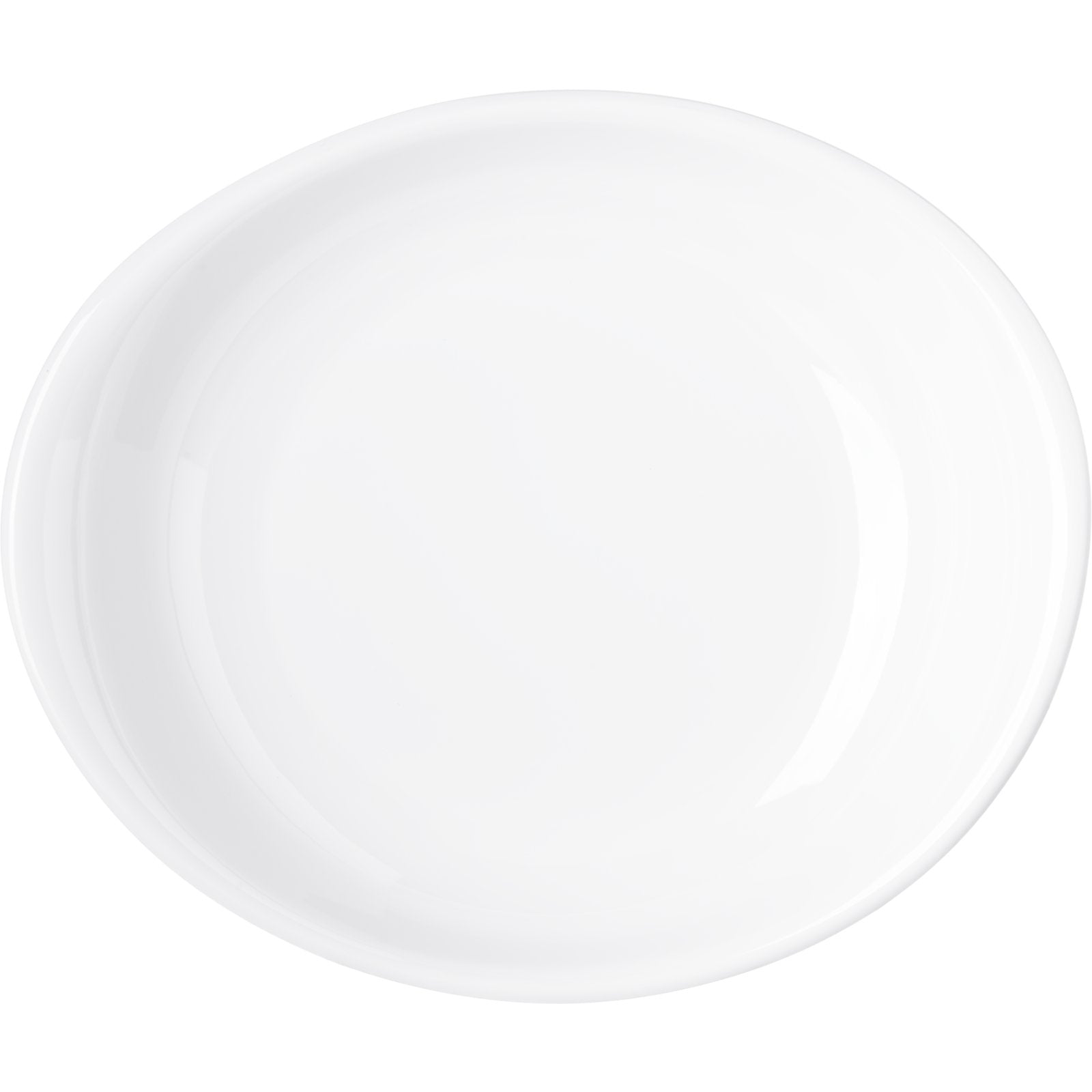 Carlisle 5300502 11.5" White Stadia Melamine Pasta Plate