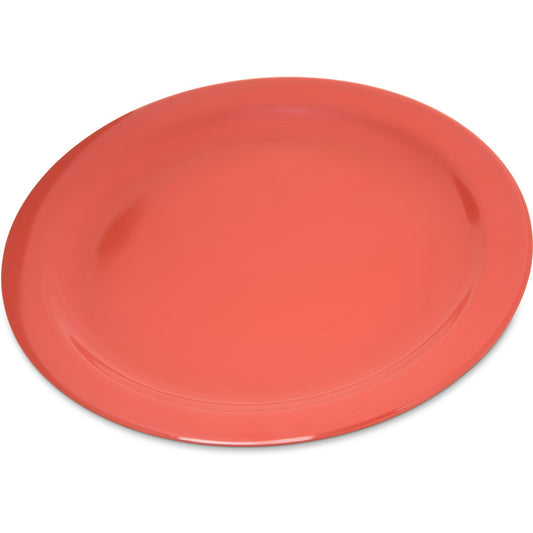 Carlisle 4350052 10.25" Sunset Orange Dallas Ware Melamine Dinner Plate