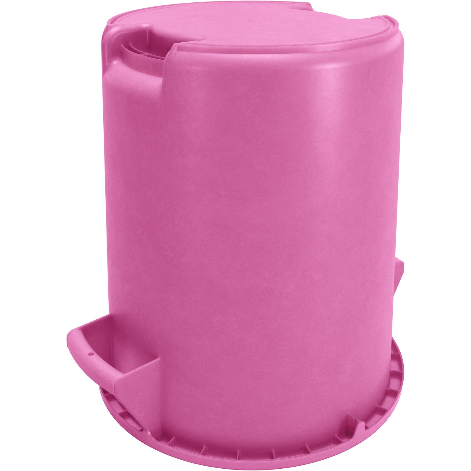 Sparta 84101026 10 Gallon Bright Pink Round Polyethylene Bronco Waste Bin Trash Container