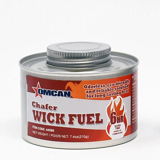 Omcan 44580 6 Hour Wick Chafing Dish Fuel with Safety Twist Cap