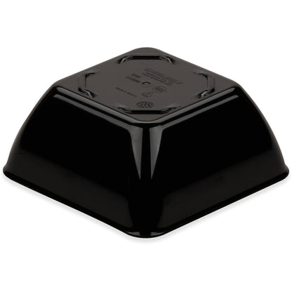 Dinex DXSB903 9 oz Black Square SAN Bowl (48/cs)