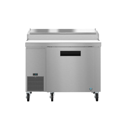 Hoshizaki PR46B One Section Stainless Doors Pizza Prep Table Refrigerator