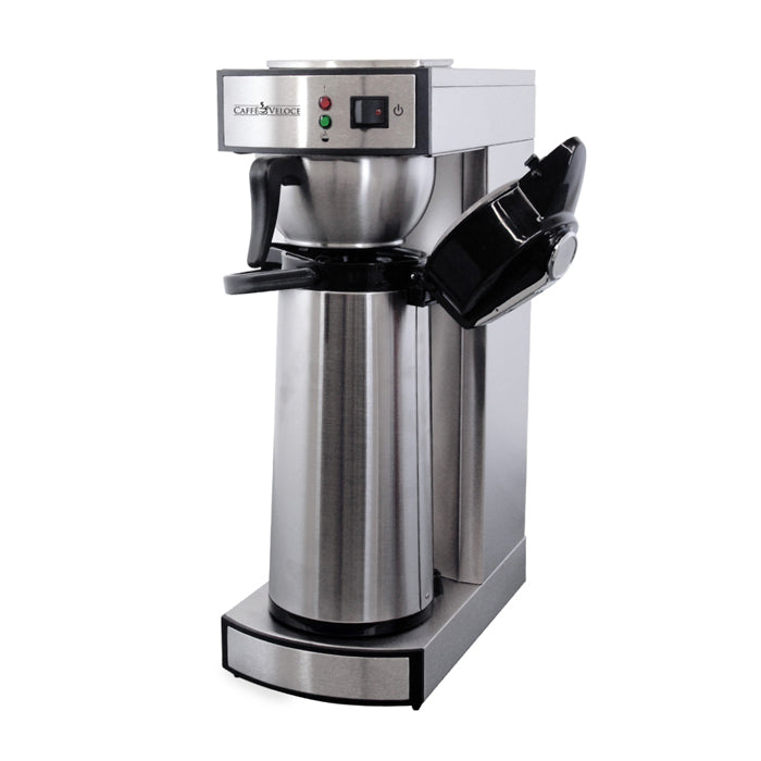 Omcan 44314 Stainless Steel Coffee Maker with 2-Liter Air Pot capacity