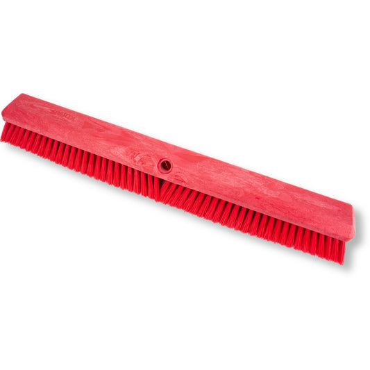 Carlisle 41891EC05 24" Red Color Coded Omni Sweep Push Broom Head
