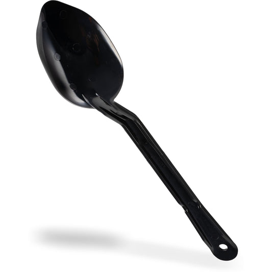 Carlisle 442003 13" Black Polycarbonate Solid Serving Spoon