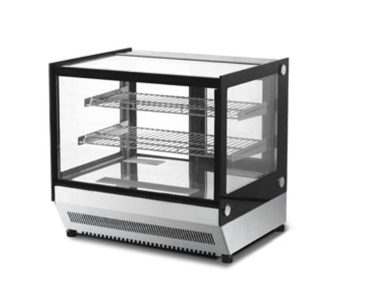 Cardinal CUB67C2S 67" Cube Glass Refrigerated Display Case