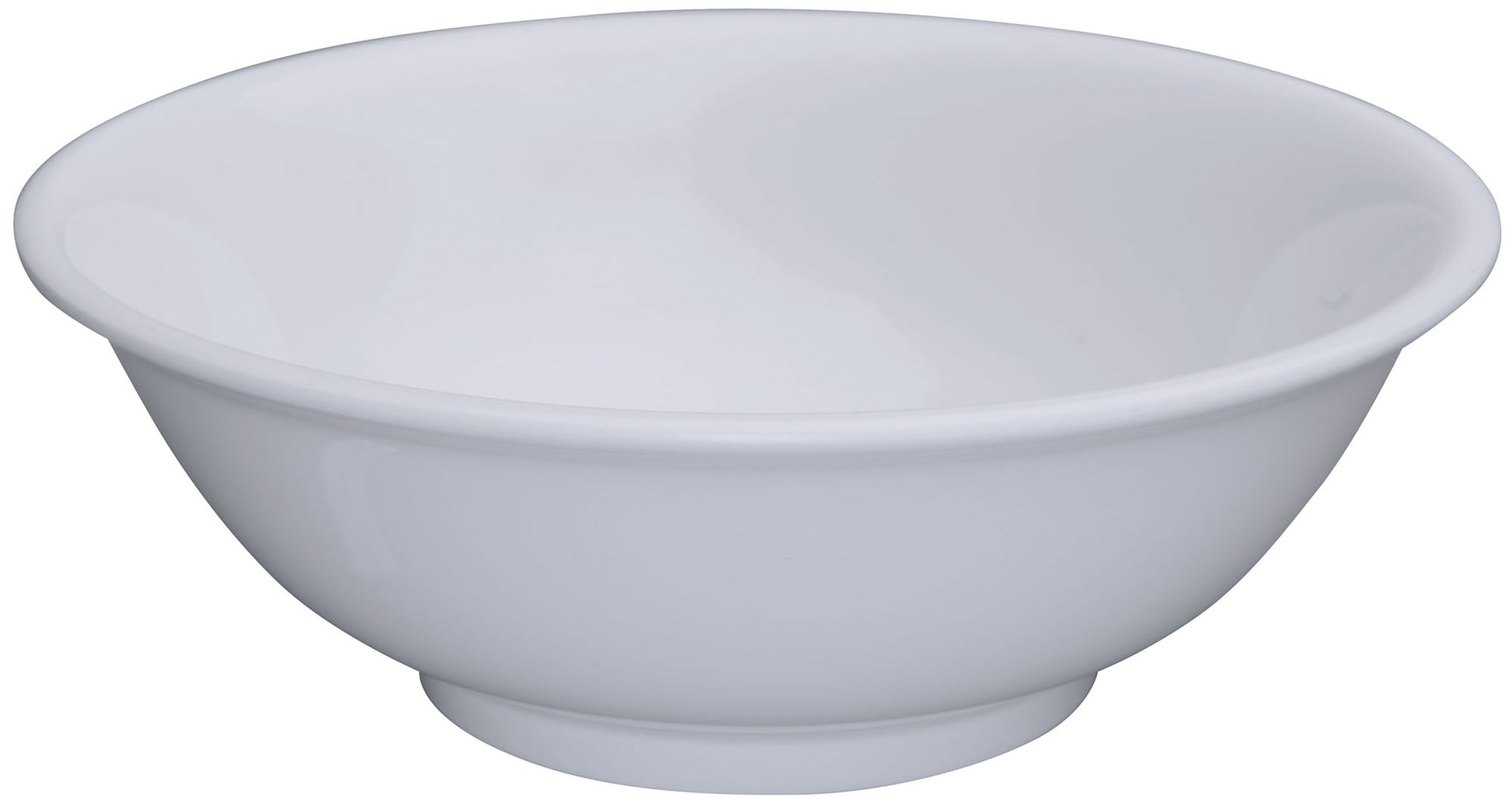 Winco MMB-52W 52 oz. White Melamine Rimless Bowls
