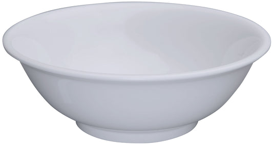 Winco MMB-52W 52 oz. White Melamine Rimless Bowls