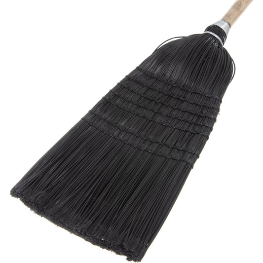 Carlisle 4167903 57" Black Flo-Pac Warehouse/Janitor Broom