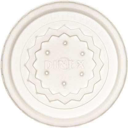 Dinex DX9000B7000 3.568" White Tropez Disposable Lid- Fits DX9000B 8 oz Mug & DX9200B 5 oz Bowl (1000/cs)