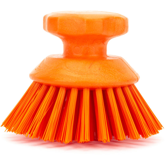 Carlisle 42395EC24 5" Orange Round Scrub Brush