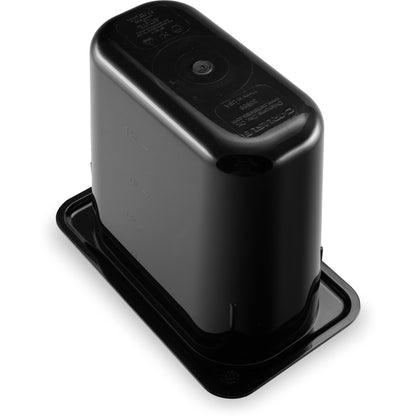 Carlisle 3068803 1/9 Size Black Polycarbonate StorPlus Food Pan, 6" Deep