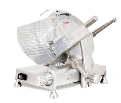 Omcan 41712 12" Belt-Driven Meat Slicer with Blade Locker