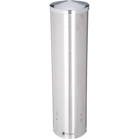 San Jamar C3450SS 16" Large Stainless Steel Pull-Type Water Cup