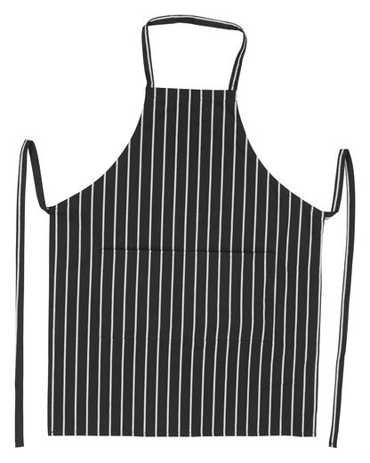 Winco BA-3427CS 33-1/2"x 27" Chalk Stripe Bib Apron