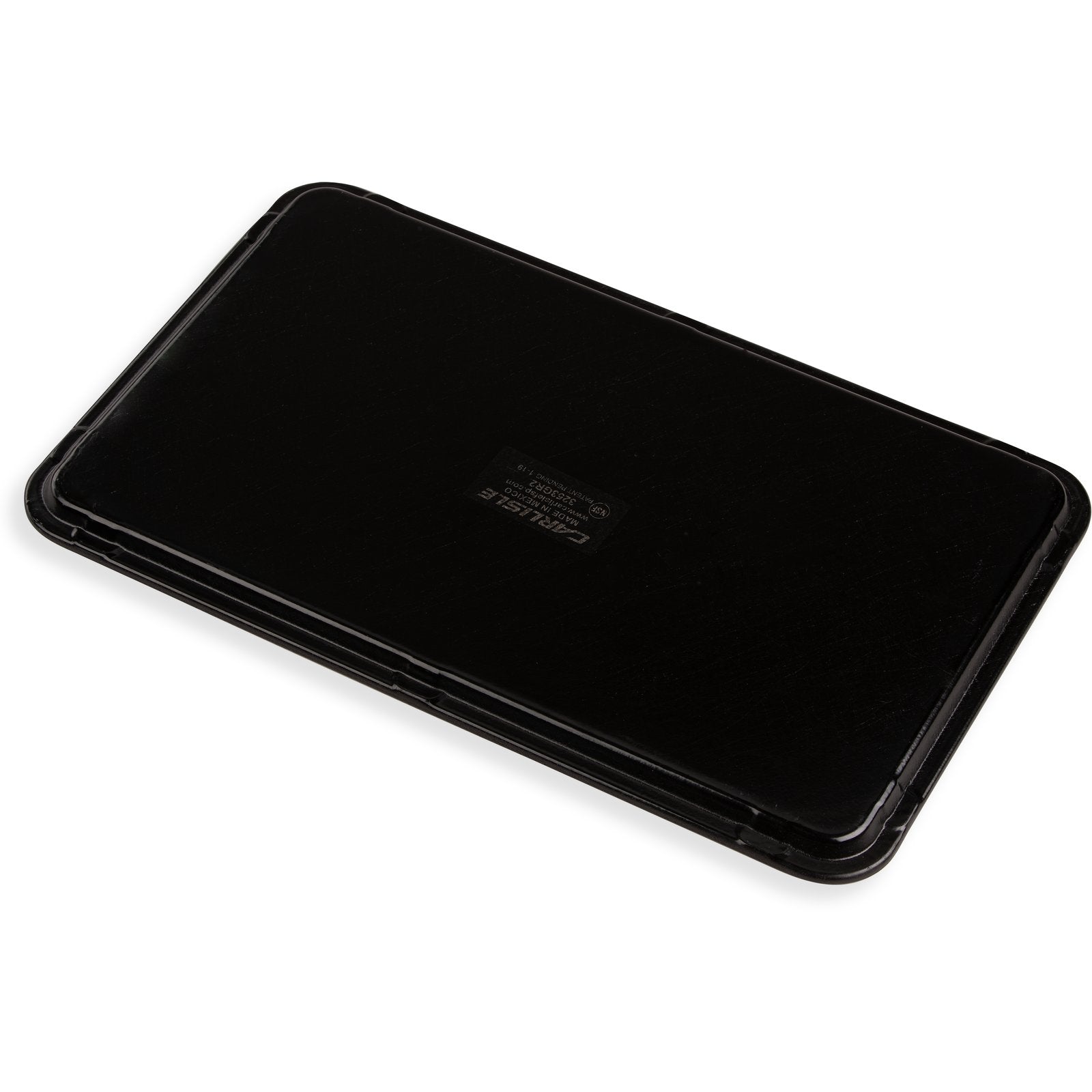 Carlisle 3253GR2004 21" x 13" Black Rectangle Griptite 2 Tray