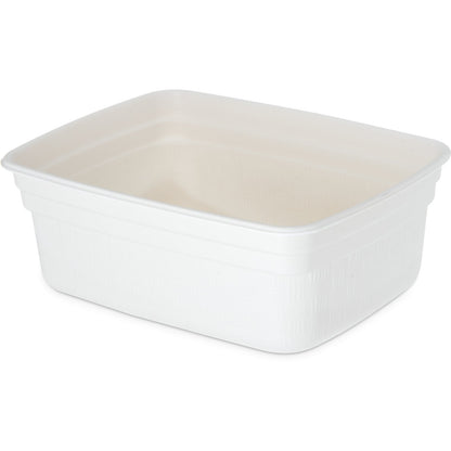 Dinex DXHH20 8 oz. White Rectangular Soup Bowl (1000/cs)