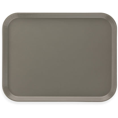 Dinex DX1089I23 14" x 18" Gray Flat Glasteel Tray