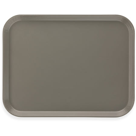 Dinex DX1089I23 14" x 18" Gray Flat Glasteel Tray