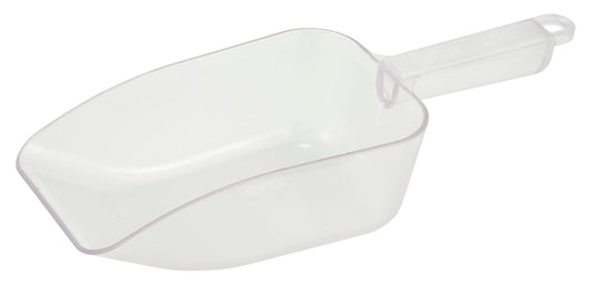 Winco PS-32 32 oz. Clear Polycarbonate Scoop