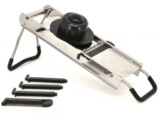 Omcan 13659 Stainless Steel Mandoline with 5 Interchangeable Blades