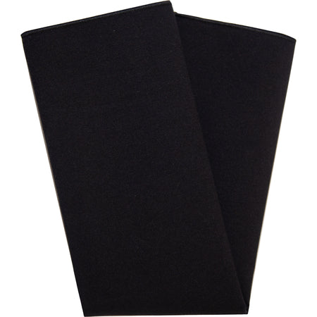Snap Drape 54481717NM014 17" x 17" Black Spun Poly Signature Napkin