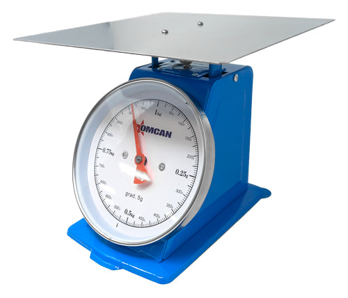 Omcan 46752 Dial Spring Scale with Stainless Steel Plate