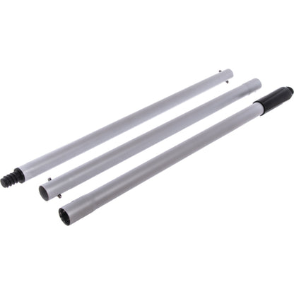 Carlisle 4022400 60" Black 3-Sections Aluminum Handle with Standard Thread