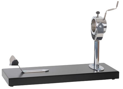 Omcan 48229 Prosciutto Holder with Wooden Base and Rotating Handle