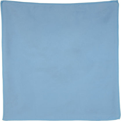 Carlisle 3633314 16" x 16" Blue Microfiber Flo-Pac Fine Polishing Cloth