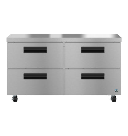 Hoshizaki UR60B-D4 Two Section Stainless Drawers Undercounter Refrigerator