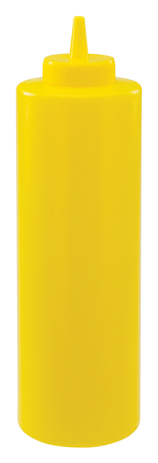 Winco PSB-24Y 24oz. Yellow Squeeze Bottles (6pcs/pk)