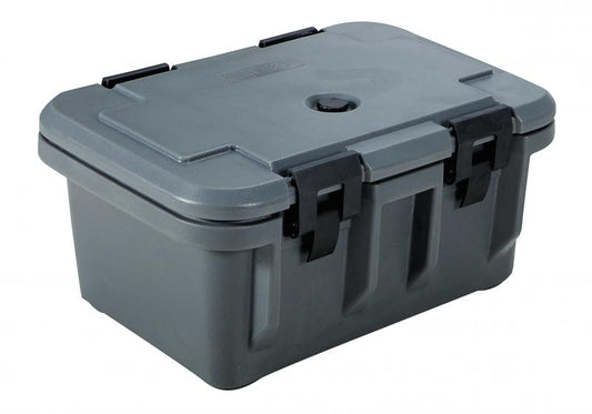 Omcan 80162 Gray Insulated Food Pan Carrier with 8" Depth