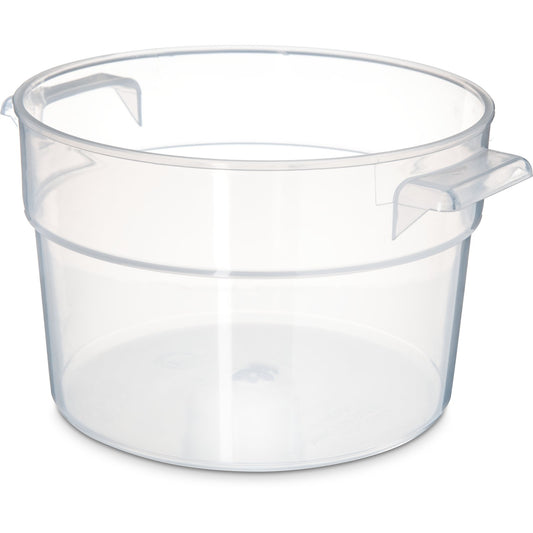 Carlisle 20530 2 Qt Translucent Polypropylene Bain Marie Food Storage Container