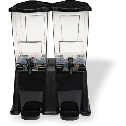Carlisle 1085103 3.5 Gallon Black Double TrimLine Premium Beverage Dispenser