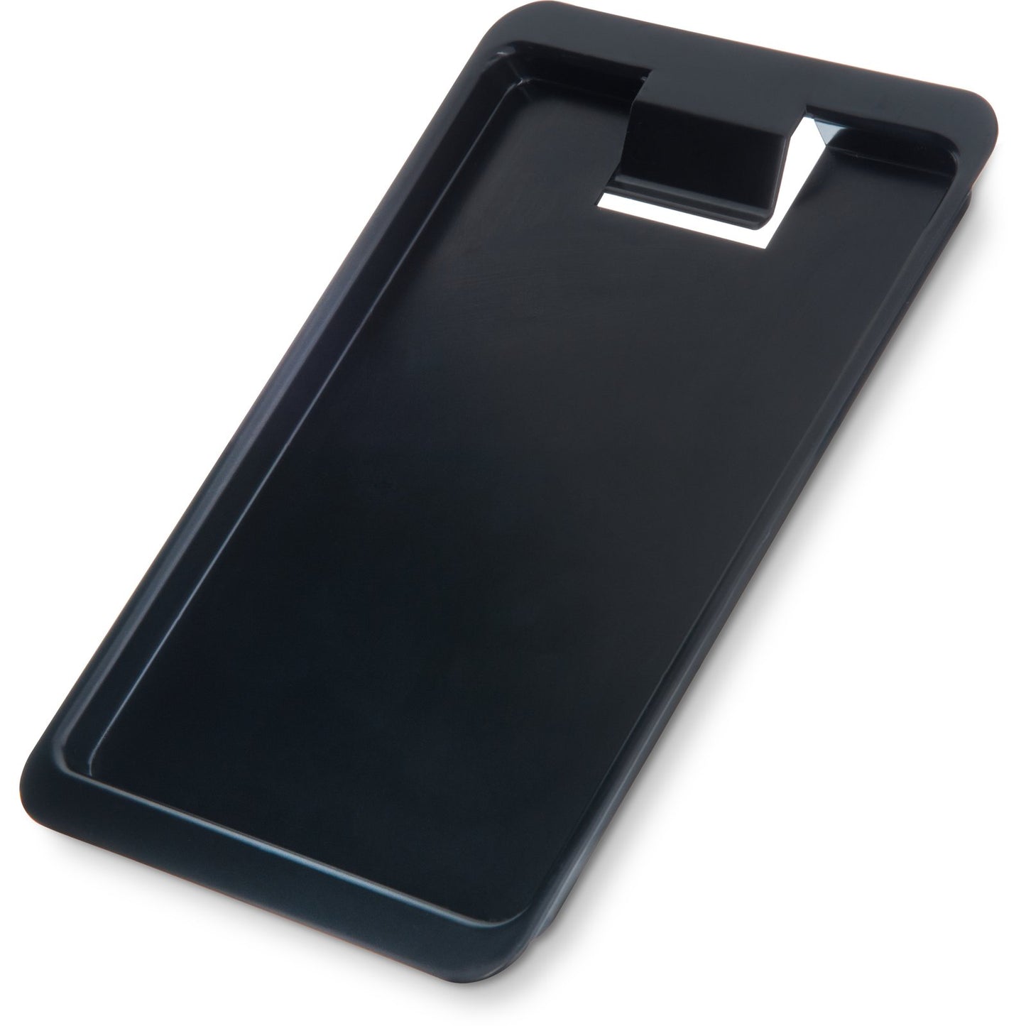 Carlisle 302003 Black Check Holder Tip Tray