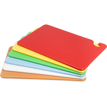 San Jamar CB1218KC 12" x 18" x 0.5" Cut-N-Carry Cutting Board