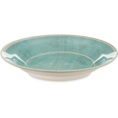 Carlisle 6400315 28.5 oz Aqua Grove Melamine Soup Bowl